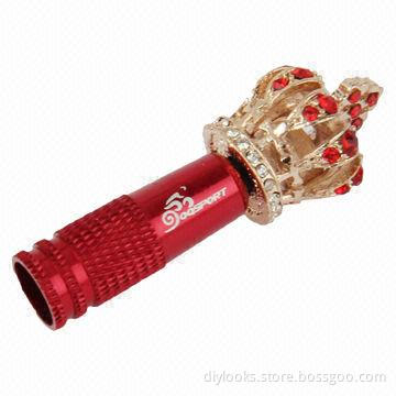 Crown-shaped Aluminum Alloy Car and Bike Tire Valve Caps